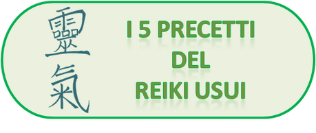 5 precetti dei corsi reiki