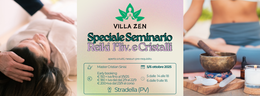 corso reiki 1° livello a stradella domenica 4 maggio 2025