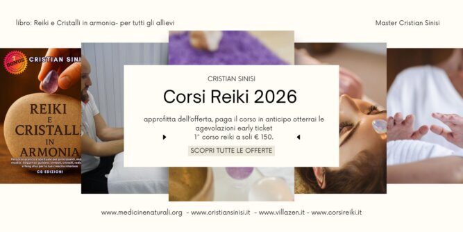 corsi reiki 2026