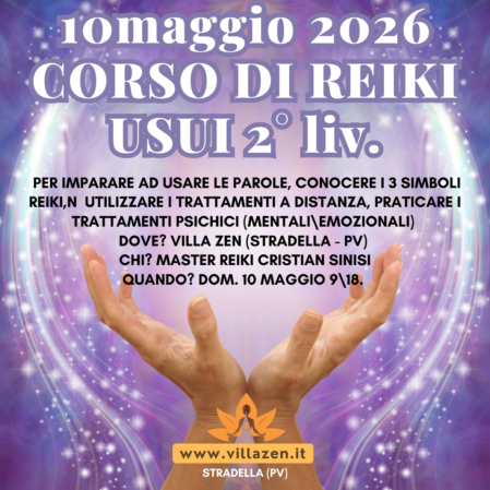reiki 2 livello | 10 maggio 2026 | stradella (PV)